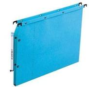 Elba Dossier suspendus pour armoire Ultimate A4 Kraft - 150 feuilles - Fond U 15 mm - Bleu - Lot de 25