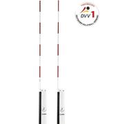 Dost Dost Antenne, Zweiteilig, Dvv-1 Geprüft Paar Goal Net Volley-ball aérien ks Blanc