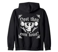 Dost Thou Even Hoist Gymnase médiévale Amusante en Forme d'oie Sweat à Capuche