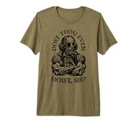 Dost Thou Even Hoist Sir? Citation Amusante Shakespeare Shades Gym T-Shirt Haut de Gamme