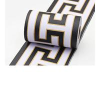 Dostear Frise Murale ModèLe Phnom Penh 10cm X 300cm Adhesive Autocollante Papier Peint pour Décoration Intérieure Facile à Poser