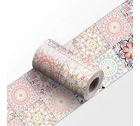 Dostear Frise Murale YX141 15cm X 240cm Adhesive Autocollante Papier Peint pour Décoration Intérieure Facile à Poser