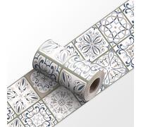 Dostear Frise Murale YX157 15cm X 240cm Adhesive Autocollante Papier Peint pour Décoration Intérieure Facile à Poser