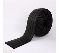 Dostear Frises Papier Peint noir 9.8 x 500 cm Moulure Murale Autocollant Murals Adhesif Murale Plinthe Adhesive PVC