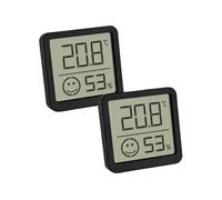 Dostmann 2-pack Thermo-hygromètre noir 30.5053.01.02