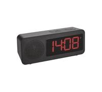 Dostmann 60.2546.01 radiopiloté(e) Réveil noir Heures de réveil 1