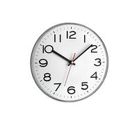 TFA Dostmann Horloge Murale analogique, 60.3017, à Quartz avec Grands Chiffres, de Cuisine, avec trotteuse, Sobre, Moderne, tic-tac, Blanche, 28 cm