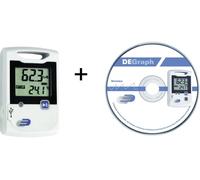 Dostmann Electronic 5005-1002 LOG20 Set Enregistreur de données multifonction Valeur de mesure température, humidité de lair -30 à 60 °C 0 à 99 % HR