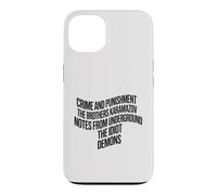 Dostoïevski Littérature Russe Vintage Classique Lecteur de Romans Coque pour iPhone 13