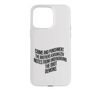 Dostoïevski Littérature Russe Vintage Classique Lecteur de Romans Coque pour iPhone 15 Pro Max