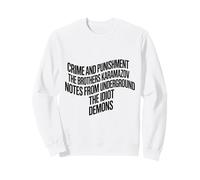 Dostoïevski Littérature Russe Vintage Classique Lecteur de Romans Sweatshirt
