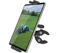 Dosvsi Support de tablette tracteur, support de tablette robuste pour chariot élévateur, machine agricole, camion de travail, tube pivotant à 360°, clip pour iPad 12.9 Pro Air Mini 5 4, Galaxy Tab, Z