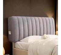 DOSYCOVUR Couvre-Tête De Lit en Velours Épais Doux Lavable Anti-Poussière pour Lit Simple King Double Protège-Coussin Extensible Chambre Moderne Couverture Complète,E,170cm