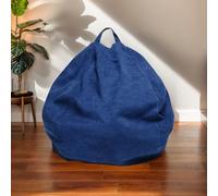 DOSYCOVUR Housse De Bean Bag Seulement Velours Doux Élastique Lavable Zippée Grande Petite Bean Bag Gaming Fluffy Coussins De Rangement Jouets Cuddly Adultes Adolescents,I,90 * 90cm