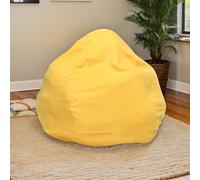 DOSYCOVUR Housse De Bean Bag Seulement Velours Doux Élastique Lavable Zippée Grande Petite Bean Bag Gaming Fluffy Coussins De Rangement Jouets Cuddly Adultes Adolescents,L,90 * 90cm