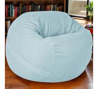 DOSYCOVUR Housse De Pouf Seul Velours Doux Extensible Lavable Épais sans Remplissage Fermeture Éclair Chaise Poire Adulte Rangement Peluches Salon Chambre Bureau Patio,D,105cm*65cm