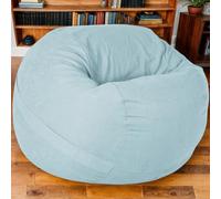DOSYCOVUR Housse De Pouf Seulement Velours Stretch Lavable Zip Couleur Unie sans Rembourrage Épaissie Facile À Enlever pour Adulte Adolescents Bureau Salon Terrasse,D,105cm*65cm