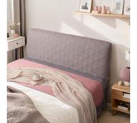 DOSYCOVUR Tête de lit Petit Double tête de lit lit Simple Housse protectrice rembourrée Tout Compris épaisse élastique Lavable Anti-poussière adaptée à la Chambre matériau Velours,B,100cm