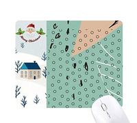 dot abstract plantes art tendance cadeau de noël maison tapis de souris