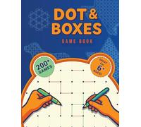 Dot and Boxes: A Pen and Paper Game Book for Kids and Adults | Over 200+ Unique Puzzles: Classic Grids, Shape Puzzles (USA States, Animals, Stars, Cubes & More)