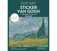 Dot Art Sticker Van Gogh A Wheatfield with Cypresses /anglais