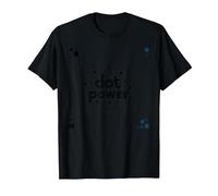 Dot Boys Power - Art Graphique à Pois ludiques T-Shirt, Homme, Noir, 5XL