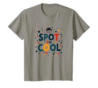 Dot Day Celebration Joyful Youth Jumping T-Shirt, Enfant, Ardoise, 2 Ans