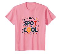 Dot Day Celebration Joyful Youth Jumping T-Shirt, Enfant, Rose, 2 Ans