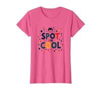 Dot Day Celebration Joyful Youth Jumping T-Shirt, Femme, Rose Chiné, XS