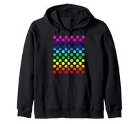 Dot Day Polka Dot Rainbow Mignon Fun Abstrait Sweat à Capuche