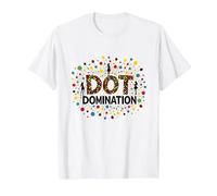 Dot Domination : Célébration colorée pour Les Amateurs de Pois T-Shirt, Homme, Blanc, L