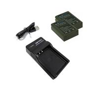 Dot.Foto BLN-1 Premium 1220mAh Batterie (x2) & BCN-1 Type Chargeur de Batterie USB pour Olympus Om-D E-M1, E-M5, E-M5 II, Pen E-P5, Pen-F, HLD-6