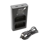 Dot.Foto BLX-1 Chargeur Double de Batterie USB LCD Rapide pour Olympus Om System Om-1, Om-1 Mark II
