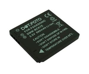 Dot.Foto DMW-BCK7, NCA-YN101F Premium 3.6v / 680mAh Batterie Rechargeable pour Panasonic Lumix DC-S5 DC-S5 II DC-S5 IIX GH5 II GH6 S5II S5IIX S5M2 S5M2X GH5M2