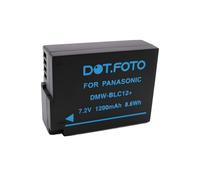 Dot.Foto DMW-BLC12, DMW-BLC12E Premium 7.2v / 1200mAh Batterie Rechargeable pour Panasonic Lumix DC-G97 DMC-FZ200 DMC-FZ1000 DMC-G5 DMC-G6 DMC-G7 DMC-GX8 DMC-G85 DMC-GH2