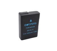Dot.Foto EN-EL14, EN-EL14a Premium 7.4v / 1030mAh Batterie Rechargeable pour Nikon DF D3100 D3200 D3300 D3400 D3500 D5100 D5200 D5300 D5500 D5600 Coolpix P7000 P7100 P7700 P7800