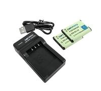 Dot.Foto EN-EL19 Premium 700mAh Batterie (x2) & MH-66 Type Chargeur de Batterie USB pour Nikon Coolpix A100 A300 S7000 S6900 S3500 W100 S3100 S33 S2600 S2700 S3300 S3600 S4300