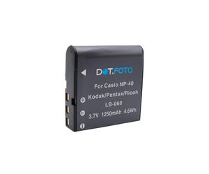 Dot.Foto LB-060 Premium 3.7v / 1250mAh Batterie Rechargeable pour Kodak PixPro AZ361, AZ362, AZ421, AZ422, AZ501, AZ521, AZ522, AZ525, AZ526, AZ527, AZ528