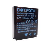 Dot.Foto LB-080 Premium 3.7v / 1150mAh Batterie Rechargeable pour Kodak PixPro SP1, SP360, SP360 4K, Orbit360 4K, 4KVR360