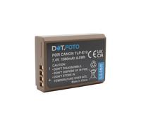 Dot.Foto LP-E10 Premium 7.4v / 1080mAh Batterie Rechargeable USB-C pour Canon EOS 1100D, 1200D, 1300D, 1500D, 2000D, 3000D, 4000D