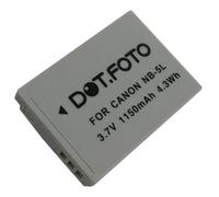 Dot.Foto NB-5L Premium 3.7v / 1150mAh Batterie Rechargeable pour Canon PowerShot S100, S110, SX200 is, SX210 is, SX220 HS, SX230 HS/IXUS 90 800 850 860 870 is, 900 Ti, 950 960 970 980 990 is