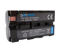 Dot.Foto NP-F330, NP-F530, NP-F550, NP-F570 Premium 7.2v / 2000mAh Batterie Rechargeable pour Sony DCR-VX2100, DCR-VX9000, HDR-FX1, HDR-FX7, HDR-FX1000, HXR-NX5, NEX-EA50, NEX-FS100