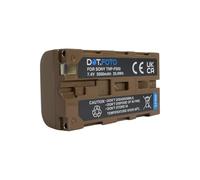 Dot.Foto NP-F330, NP-F530, NP-F550, NP-F570 Premium 7.2v / 3500mAh Batterie Rechargeable USB-C pour Sony DCR-VX2100, DCR-VX9000, HDR-FX1, HDR-FX7, HDR-FX1000, HXR-NX5, NEX-EA50, NEX-FS100