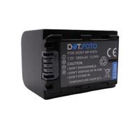 Dot.Foto NP-FH60, NP-FH70 Premium 7.2v / 1800mAh Batterie Rechargeable pour Sony HDR-XR100 HDR-XR105 HDR-XR106 HDR-XR200 HDR-XR500 HDR-XR520