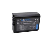 Dot.Foto NP-FW50 Premium 7.4v / 1080mAh Batterie Rechargeable pour Sony ZV-E10, Alpha 7, A7, A7II, A7RII, A7SII, A7S, A7S2, A7R, A7R2, A5000, A6000, A6500, A6300, NEX-3, NEX-5