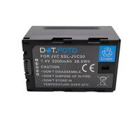 Dot.Foto SSL-JVC50 Premium 7.4v / 5200mAh Batterie Rechargeable pour JVC GY-HMQ10, GY-HM200, GY-HM600, GY-HM650, GY-LS300CHU, JY-HM360