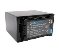 Dot.Foto VW-VBD78 Premium 7.2v / 7800mAh Batterie Rechargeable avec Panneau LED pour Panasonic HC-X1000 HC-X1 AG-CX350 AG-AC30 AG-UX180 - Ne Convient Pas au Chargeur Pan. AG-BRD50 d'origine