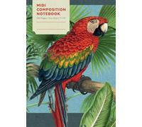 Dot Grid Notebook: 5mm Spaced Dot Grid Journal | Midi Composition Notebook | Parrot