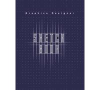 Dot grid sketch book for graphics designer & artist