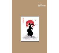 Dot Gridded Sketchbook: 110 Pages, Dotted Pages, 6 X 9 Inches, Rurouni Kenshin Wandering Samurai Design Notebook Cover.